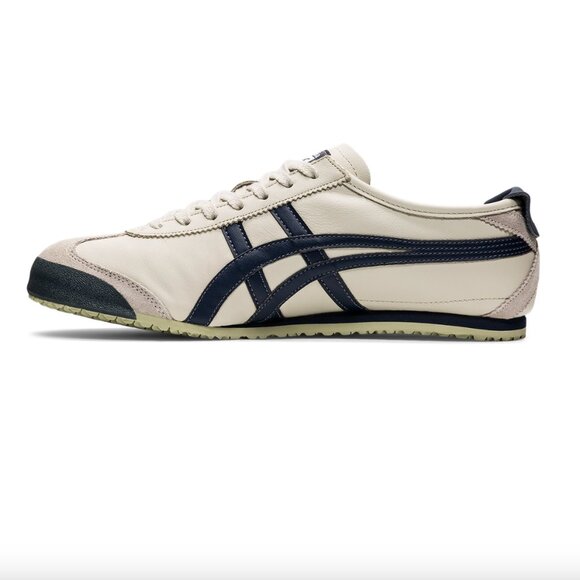 Men's Onitsuka Tiger Mexico 66 Shoes White/Navy Multiple Sizes Available New - Picture 3 of 7